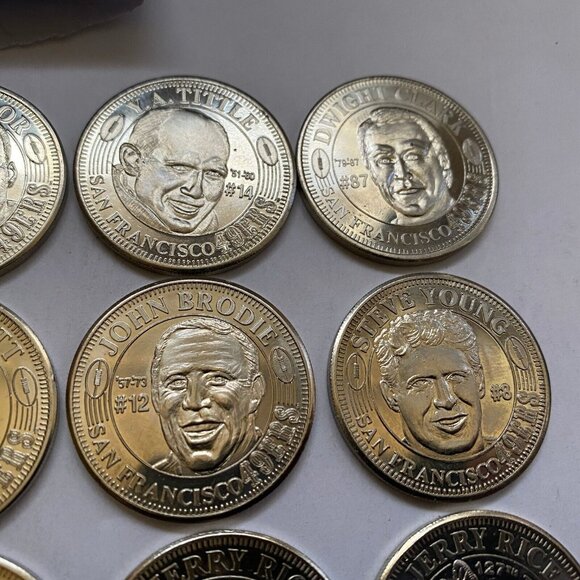 San Francisco 49ers then and now 1994-95 collectable coins 14 of 20 Lot #16 - Picture 4 of 12